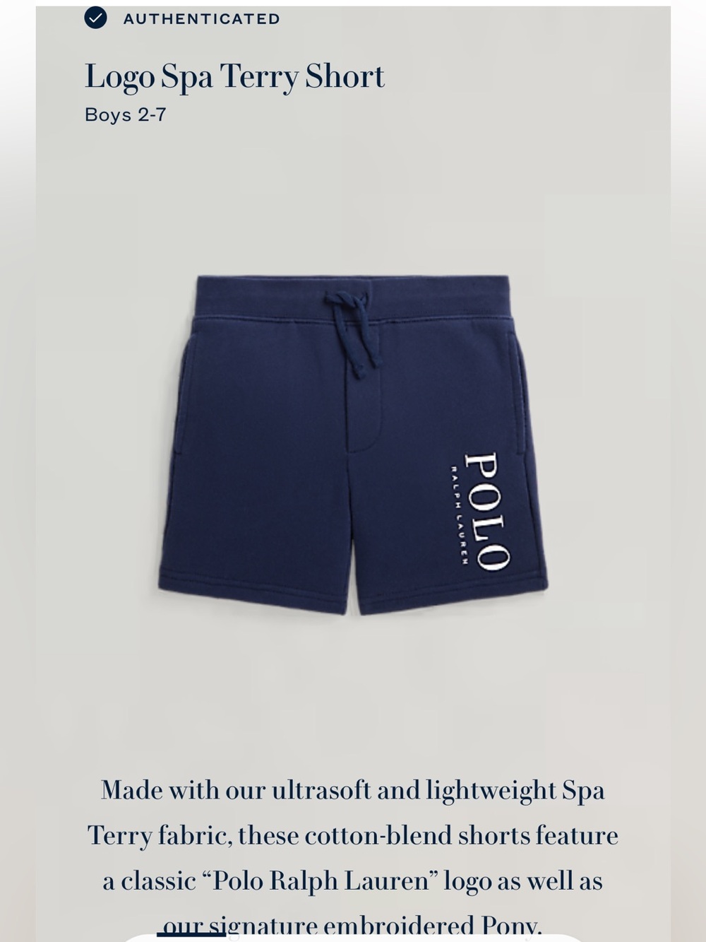 POLO Ralph Lauren Terry Short - Picture 6 of 7